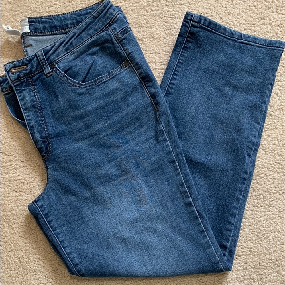 Caslon Indigo Straight-Leg Jeans
